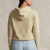 Khaki Women’s Ralph Lauren Cotton Fleece Hoodie Khaki Women’s Ralph Lauren Cotton Fleece Hoodie