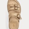 Grey Women’s Ralph Lauren Ezra Calfskin Suede Sandals Grey Women’s Ralph Lauren Ezra Calfskin Suede Sandals