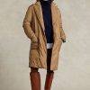 Khaki Women’s Ralph Lauren The Water-Repellent Down Polo Coats