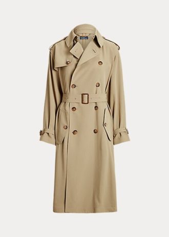 Khaki Women’s Ralph Lauren Twill Coats