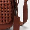 Lauren Tan Women’s Ralph Lauren Woven Leather Small Maddy Shoulder Bags Lauren Tan Women’s Ralph Lauren Woven Leather Small Maddy Shoulder Bags