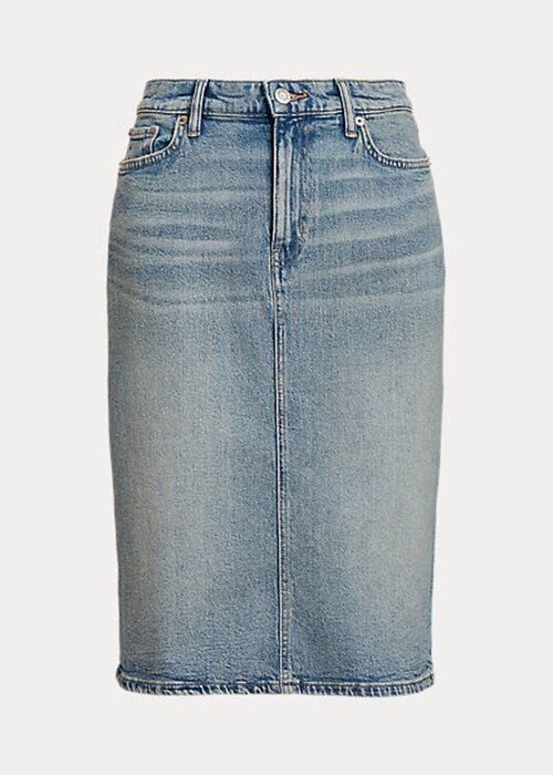 Light Blue Women’s Ralph Lauren Denim Skirts Light Blue Women’s Ralph Lauren Denim Skirts