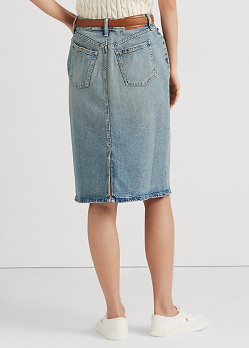 Light Blue Women’s Ralph Lauren Denim Skirts Light Blue Women’s Ralph Lauren Denim Skirts