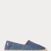 Light Navy Men’s Ralph Lauren Cevio Washed Canvas Espadrille