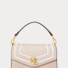 Light Pink/Vanilla Women’s Ralph Lauren Nappa Leather Small Tayler Crossbody Bags