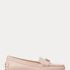 Light Pink Women’s Ralph Lauren Barnsbury Nappa Leather Driver Loafers