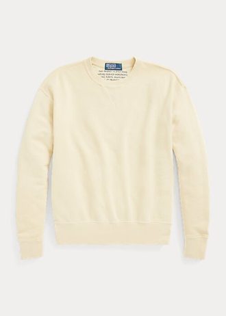 Light Yellow Women’s Ralph Lauren Organic Cotton Crewneck Sweatshirts Light Yellow Women’s Ralph Lauren Organic Cotton Crewneck Sweatshirts