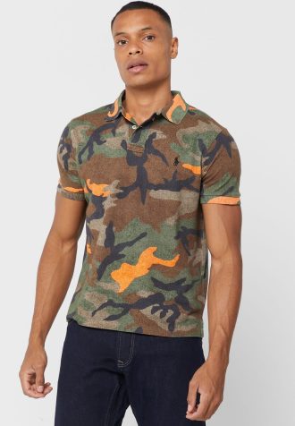 Multicolor Men’s Ralph Lauren Camo Polo Shirts