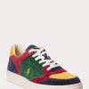 Multicolor Men’s Ralph Lauren Court Corduroy Low-Top Sneakers