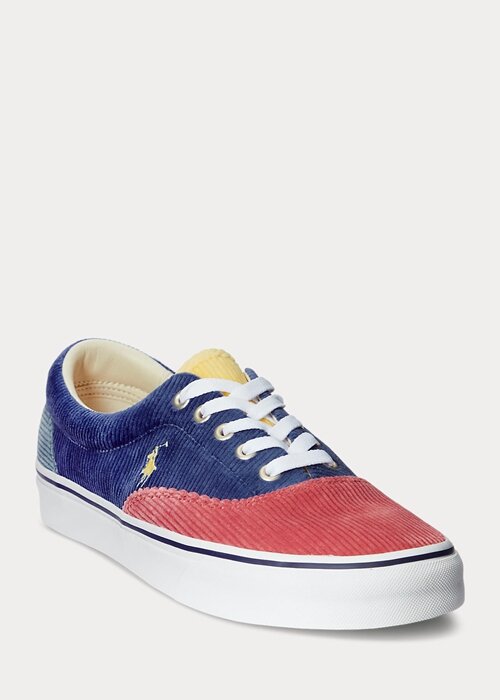 Multicolor Men’s Ralph Lauren Keaton Color-Blocked Corduroy Sneakers Multicolor Men’s Ralph Lauren Keaton Color-Blocked Corduroy Sneakers