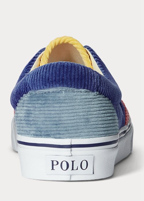 Multicolor Men’s Ralph Lauren Keaton Color-Blocked Corduroy Sneakers Multicolor Men’s Ralph Lauren Keaton Color-Blocked Corduroy Sneakers