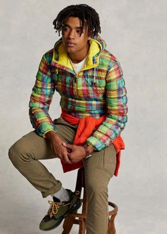 Multicolor Men’s Ralph Lauren Plaid Packable Water-repellent  Jackets