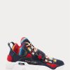 Multicolor Men’s Ralph Lauren PS100 Multi-Print High-Top Sneakers