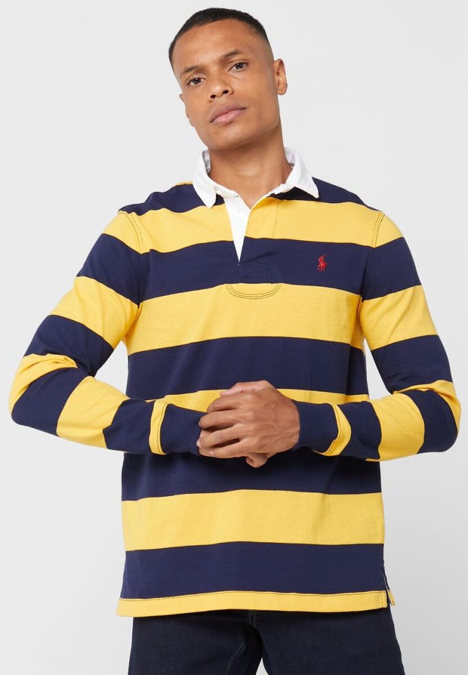 Multicolor Men’s Ralph Lauren Striped Polo Shirts