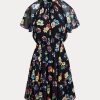Multicolor Women’s Ralph Lauren Floral Crinkle Georgette Dress Multicolor Women’s Ralph Lauren Floral Crinkle Georgette Dress