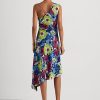 Multicolor Women’s Ralph Lauren Floral Georgette One-Shoulder Dress Multicolor Women’s Ralph Lauren Floral Georgette One-Shoulder Dress