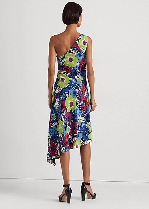 Multicolor Women’s Ralph Lauren Floral Georgette One-Shoulder Dress Multicolor Women’s Ralph Lauren Floral Georgette One-Shoulder Dress