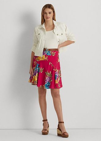 Multicolor Women’s Ralph Lauren Floral Georgette Skirts Multicolor Women’s Ralph Lauren Floral Georgette Skirts