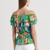 Multicolor Women’s Ralph Lauren Floral Jersey Off-the-Shoulder Tops Multicolor Women’s Ralph Lauren Floral Jersey Off-the-Shoulder Tops