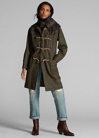 Multicolor Women’s Ralph Lauren Plaid Wool Duffel Coats Multicolor Women’s Ralph Lauren Plaid Wool Duffel Coats