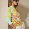 Multicolor Women’s Ralph Lauren Print Cotton Crewneck Sweaters Multicolor Women’s Ralph Lauren Print Cotton Crewneck Sweaters