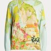 Multicolor Women’s Ralph Lauren Print Cotton Crewneck Sweaters Multicolor Women’s Ralph Lauren Print Cotton Crewneck Sweaters