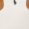 Natural/Navy Women’s Ralph Lauren Reversible Canvas Medium Bellport Tote Bags