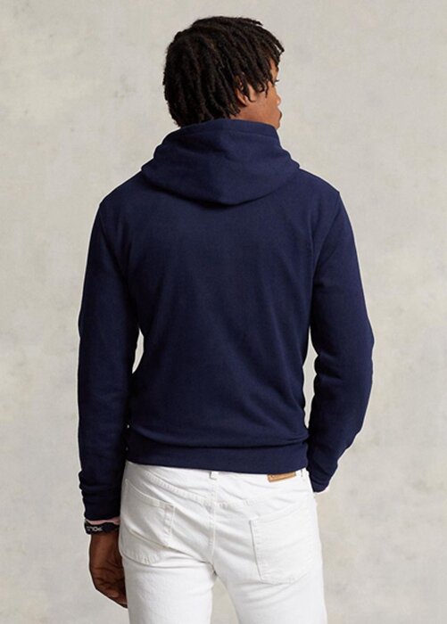 Navy Men’s Ralph Lauren Big Polo Crest Fleece Hoodie Navy Men’s Ralph Lauren Big Polo Crest Fleece Hoodie