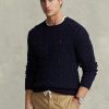 Navy Men’s Ralph Lauren Cable-knit Cotton Jumper Sweaters Navy Men’s Ralph Lauren Cable-knit Cotton Jumper Sweaters
