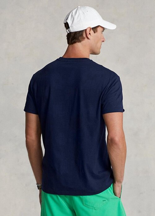 Navy Men’s Ralph Lauren Classic Fit Big Pony Jersey T Shirts Navy Men’s Ralph Lauren Classic Fit Big Pony Jersey T Shirts