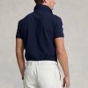 Navy Men’s Ralph Lauren Classic Fit Crest Mesh Polo Shirts Navy Men’s Ralph Lauren Classic Fit Crest Mesh Polo Shirts