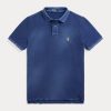 Navy Men’s Ralph Lauren Classic Fit Mended Mesh Polo Shirts Navy Men’s Ralph Lauren Classic Fit Mended Mesh Polo Shirts