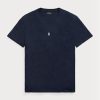 Navy Men’s Ralph Lauren Custom Slim Fit Crewneck  T Shirts