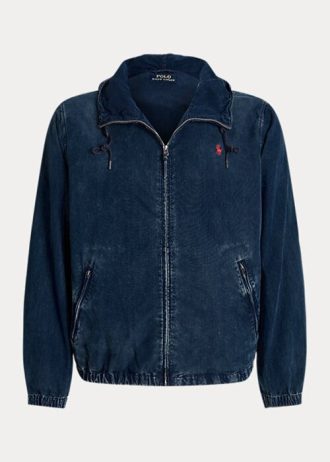 Navy Men’s Ralph Lauren Denim Hooded Jackets