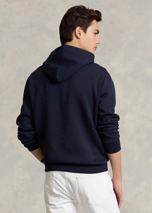 Navy Men’s Ralph Lauren Double-knit Hoodie Navy Men’s Ralph Lauren Double-knit Hoodie