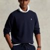 Navy Men’s Ralph Lauren Double-knit Pullover   Sweatshirt