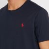 Navy Men’s Ralph Lauren Embroidered Logo Crew Neck T Shirts