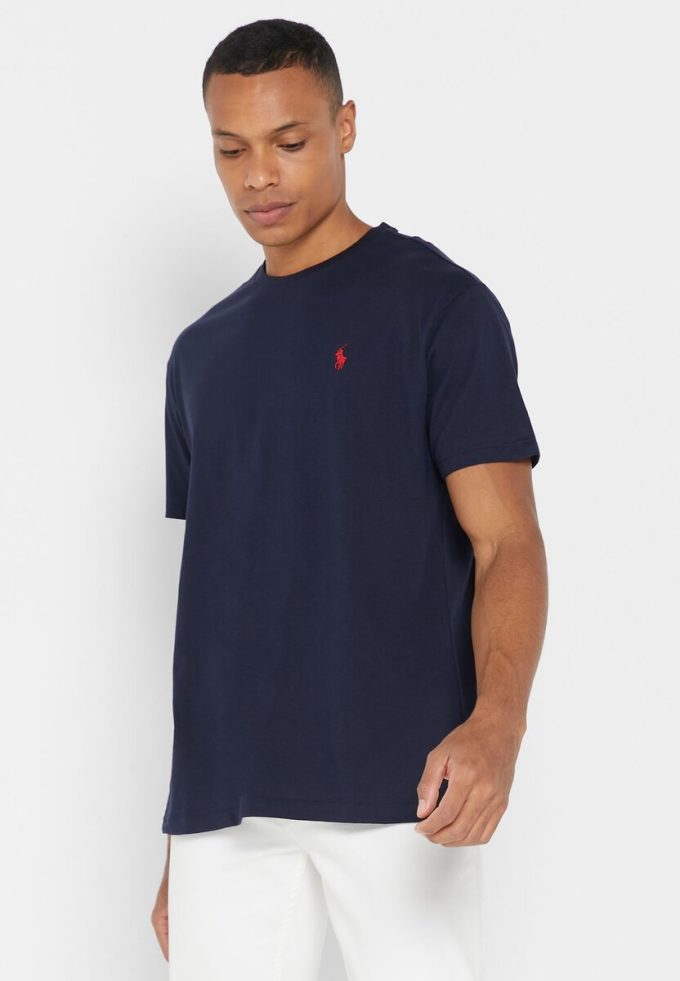 Navy Men’s Ralph Lauren Essential Crew Neck T Shirts Navy Men’s Ralph Lauren Essential Crew Neck T Shirts