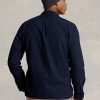 Navy Men’s Ralph Lauren Garment-Dyed Oxford Overshirt Jackets Navy Men’s Ralph Lauren Garment-Dyed Oxford Overshirt Jackets