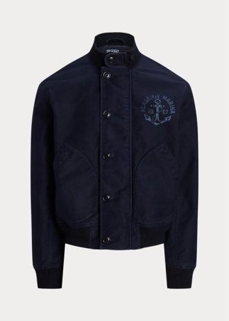 Navy Men’s Ralph Lauren Graphic Deck Jackets