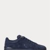 Navy Men’s Ralph Lauren Heritage Court II Suede Sneakers