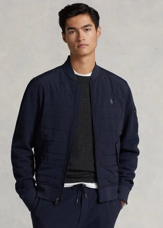 Navy Men’s Ralph Lauren Hybrid Bomber Jackets
