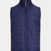 Navy Men’s Ralph Lauren Hybrid Mockneck Vest