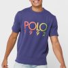 Navy Men’s Ralph Lauren Logo Crew Neck T Shirts