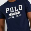 Navy Men’s Ralph Lauren Logo Crew Neck T Shirts