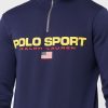 Navy Men’s Ralph Lauren Logo Half Zip Sweatshirt Navy Men’s Ralph Lauren Logo Half Zip Sweatshirt