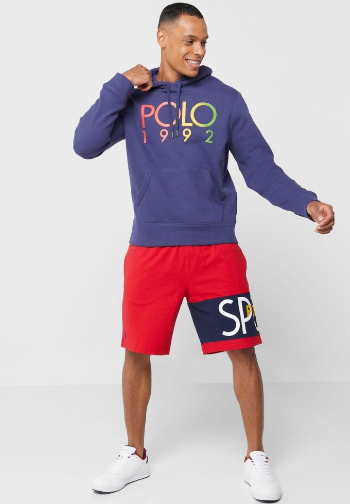 Navy Men’s Ralph Lauren Logo Hoodie