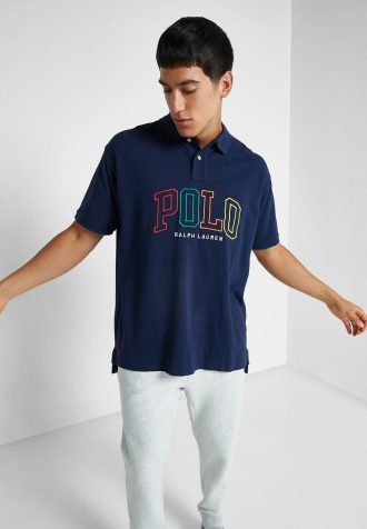 Navy Men’s Ralph Lauren Logo Polo Shirts