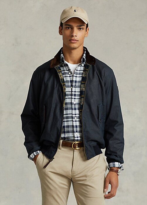 Navy Men’s Ralph Lauren Oilcloth Jackets Navy Men’s Ralph Lauren Oilcloth Jackets