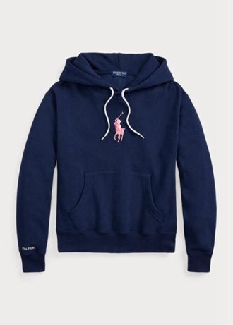 Navy Men’s Ralph Lauren Pink PonyPink Pony Fleece  Hoodie